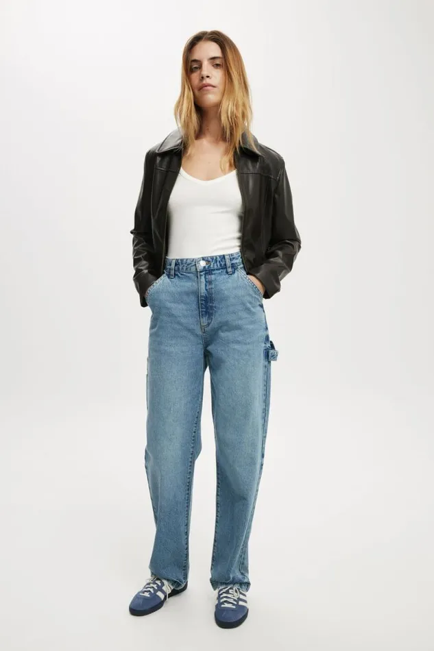 Carpenter Jean Surfers Blue Women Cotton On Pants