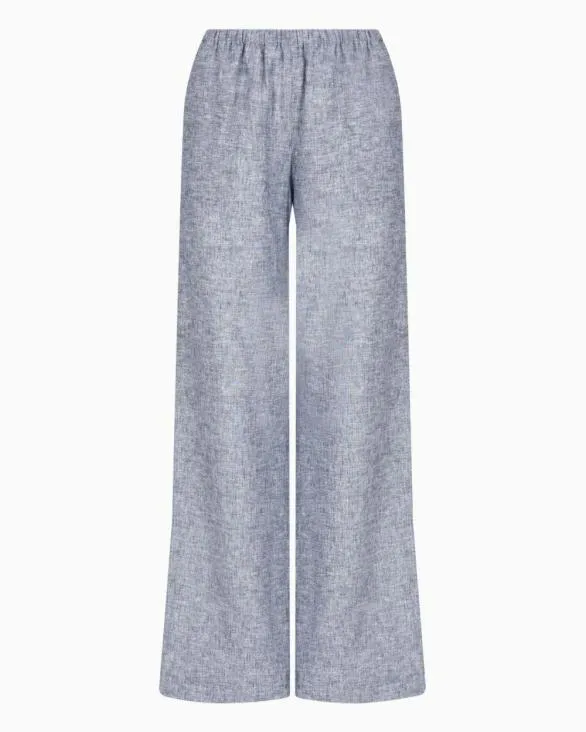 Casual Trousers Blue Women Armani Matching Sets