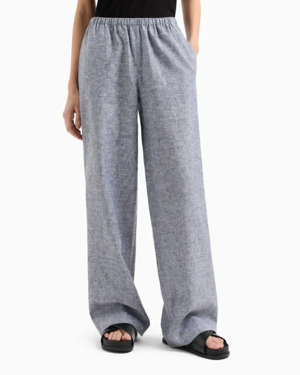Casual Trousers Blue Women Armani Matching Sets Casual Trousers Blue Women Armani Matching Sets