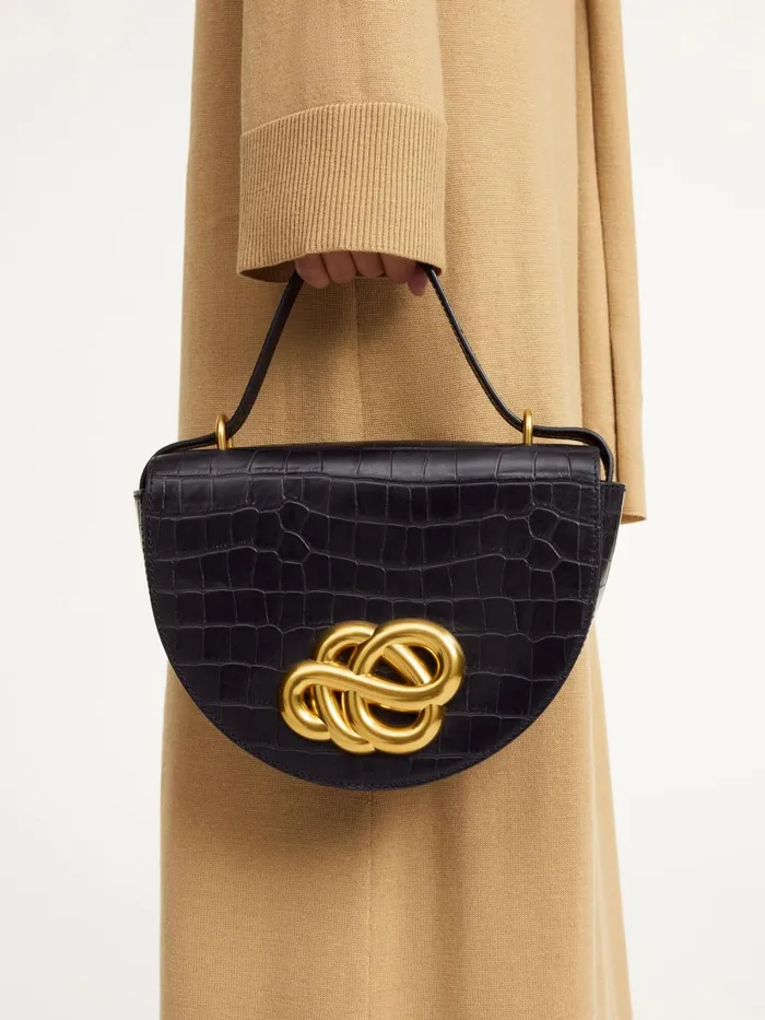 Cebella Leather Shoulder Bag Black Women By Malene Birger Bags