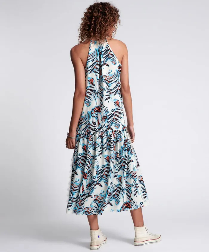 CHROMATIC LONG SPLIT DRESS Women One Teaspoon Mini Dresses CHROMATIC LONG SPLIT DRESS Women One Teaspoon Mini Dresses