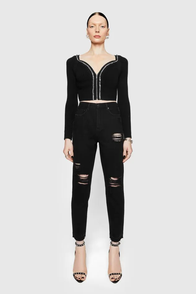 Clothing Bottoms Rebecca Minkoff Florence Ankle Jean True Black