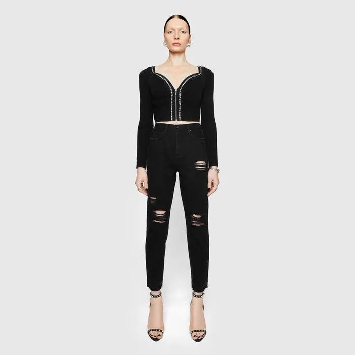 Clothing Bottoms Rebecca Minkoff Florence Ankle Jean True Black