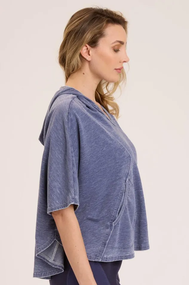 Clothing CoverUps XCVI Burnout Alton Poncho Midnight Burnout