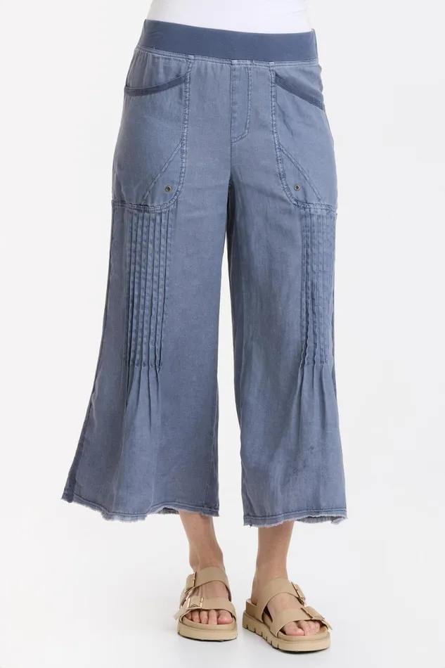 Clothing Crops XCVI Brielle Gaucho Hypnotic Pigment