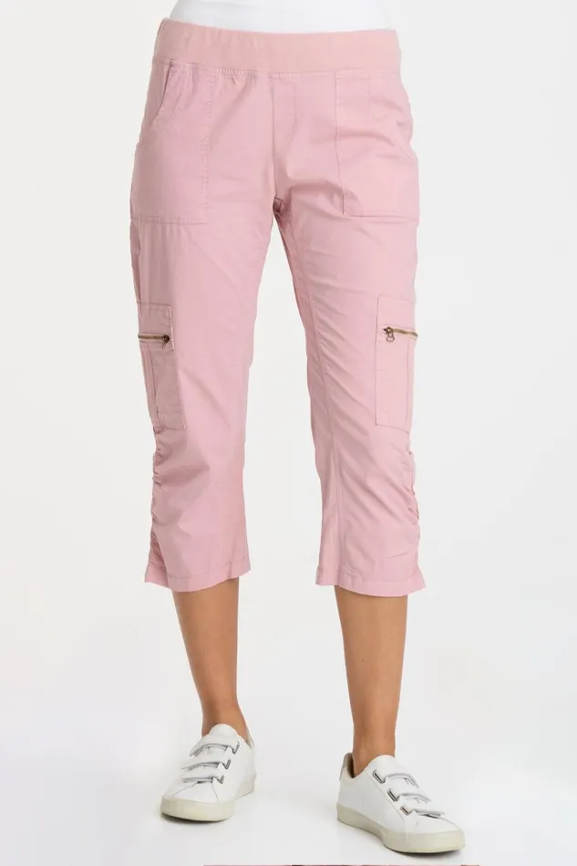 Clothing Crops XCVI Nadia Crop Lavender Suede