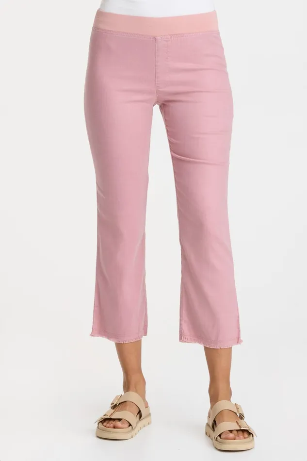Clothing Crops XCVI Sarla Ankle Pant Lavender Suede