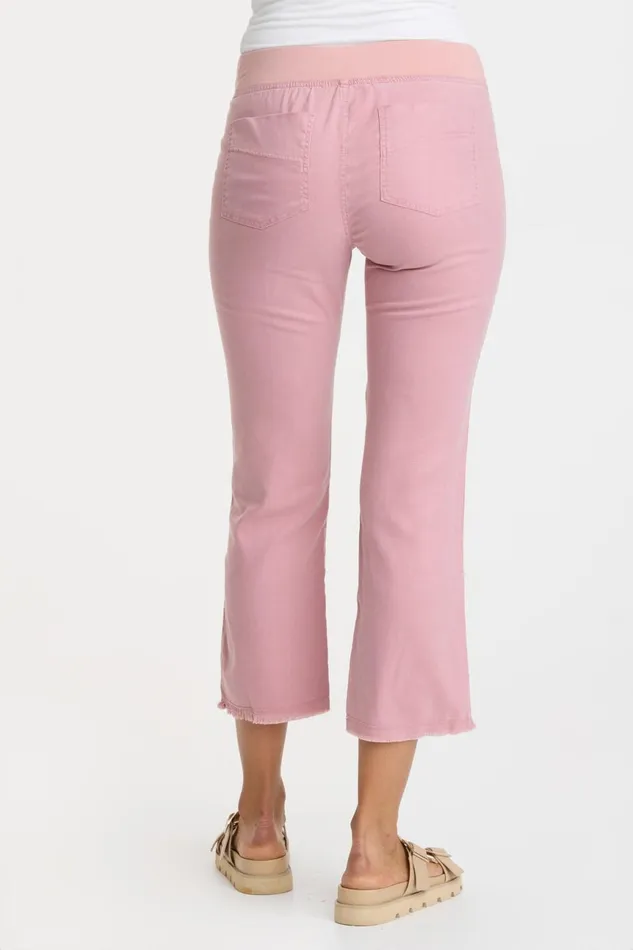 Clothing Crops XCVI Sarla Ankle Pant Lavender Suede