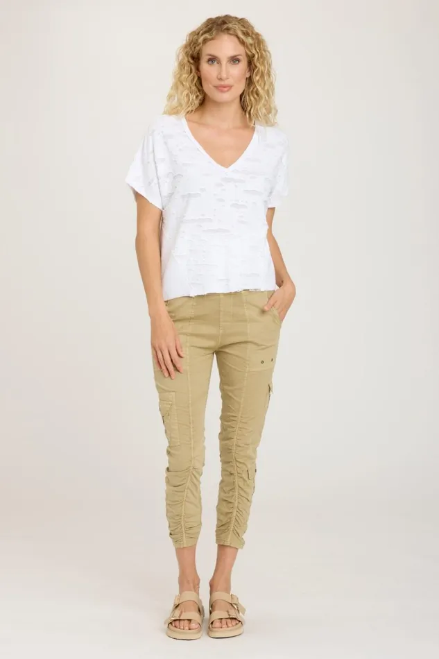 Clothing Crops XCVI Tilton Legging Linwood Sands Pigment