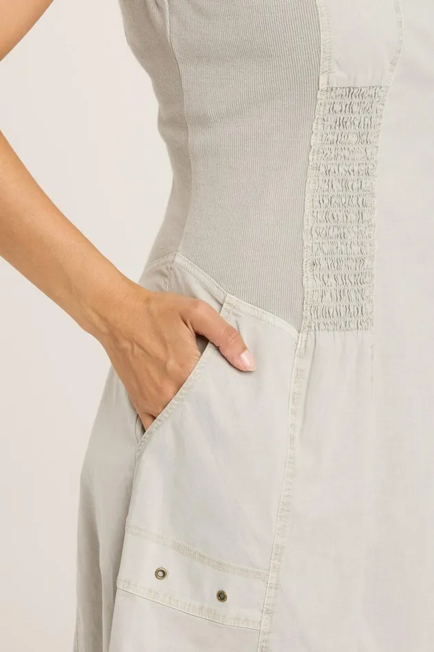Clothing Dresses XCVI Gibbon Tank Dress 20 Whitecap Pigment