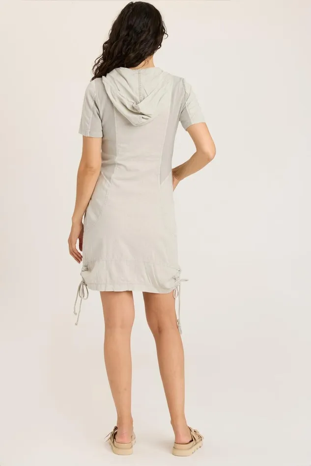 Clothing Dresses XCVI Linen Lenchen Jacket Dress Whitecap Pigment