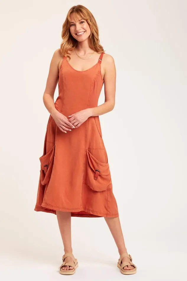 Clothing Dresses XCVI Pepper Tank Dress Pinata Pigment