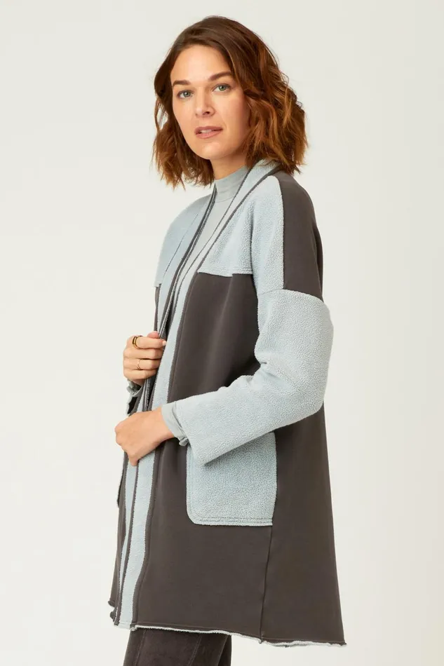 Clothing Jackets XCVI Edith Long Coat Griffin Pigment