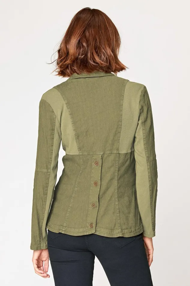 Clothing Jackets XCVI Haceta Blazer Hunter Green