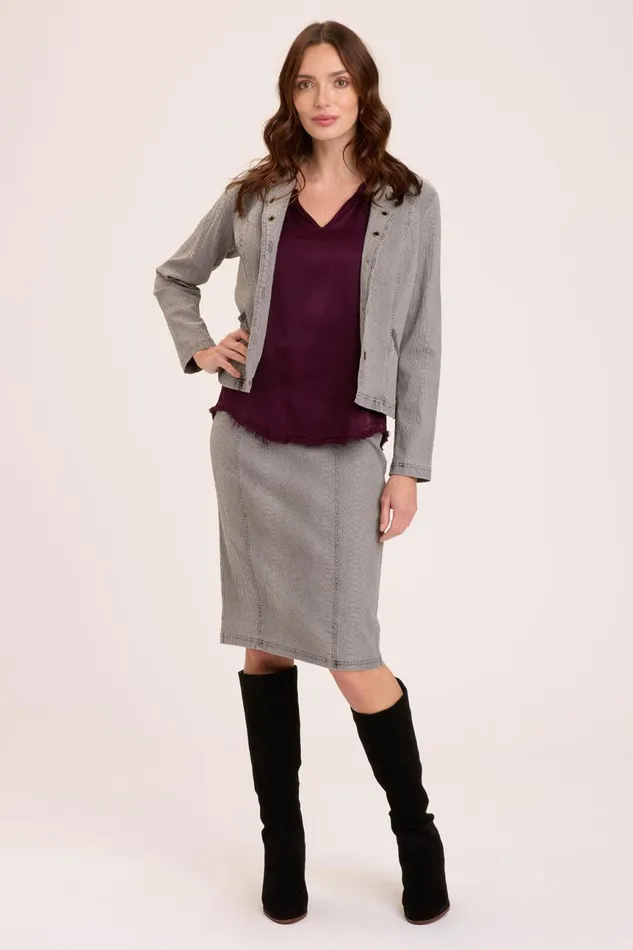 Clothing Jackets XCVI Ingelbert Blazer Nebulous Pigment