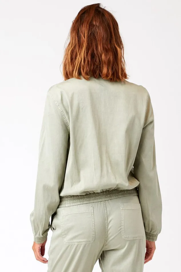 Clothing Jackets XCVI Quinn Bomber Elm Pigment