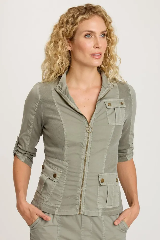 Clothing Jackets XCVI Roque Jacket Sanctuary Pigment