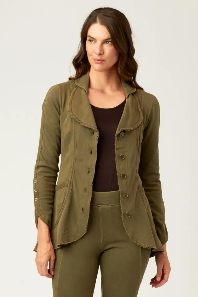 Clothing Jackets XCVI Stayton Blazer Courtyard Pigment