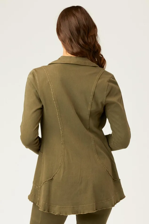 Clothing Jackets XCVI Stayton Blazer Courtyard Pigment