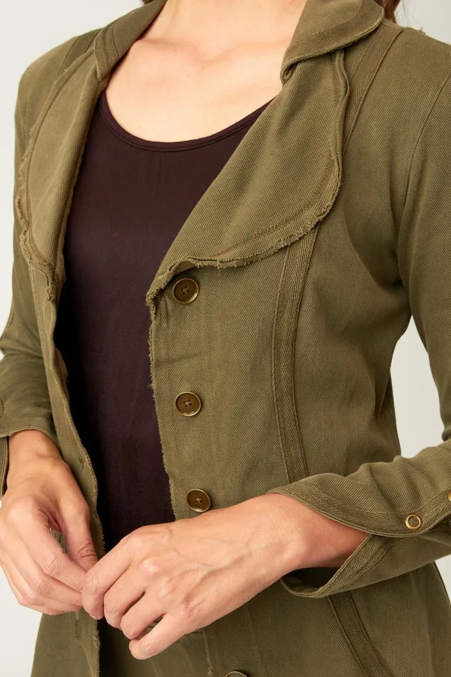 Clothing Jackets XCVI Stayton Blazer Courtyard Pigment