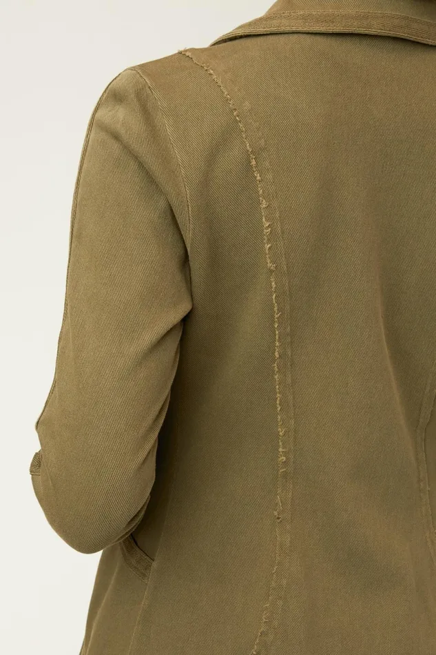 Clothing Jackets XCVI Stayton Blazer Courtyard Pigment