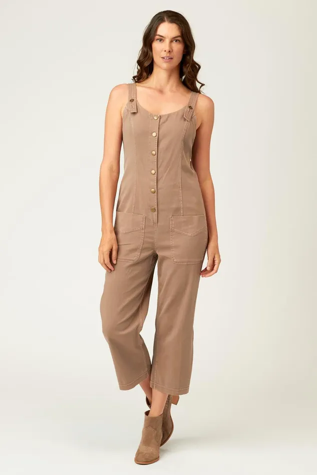 Clothing Jumpsuits XCVI Kele Jumpsuit Cypress Bark Pigment