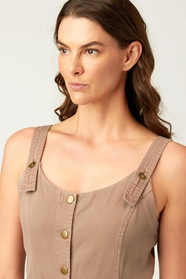 Clothing Jumpsuits XCVI Kele Jumpsuit Cypress Bark Pigment