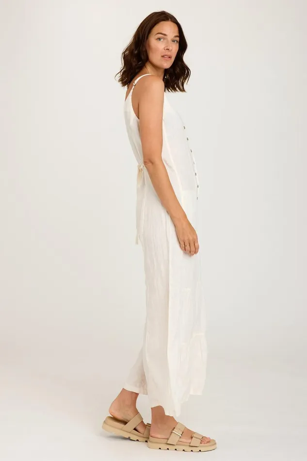 Clothing Jumpsuits XCVI Macauley Crop Jumpsuit Muted Primrose