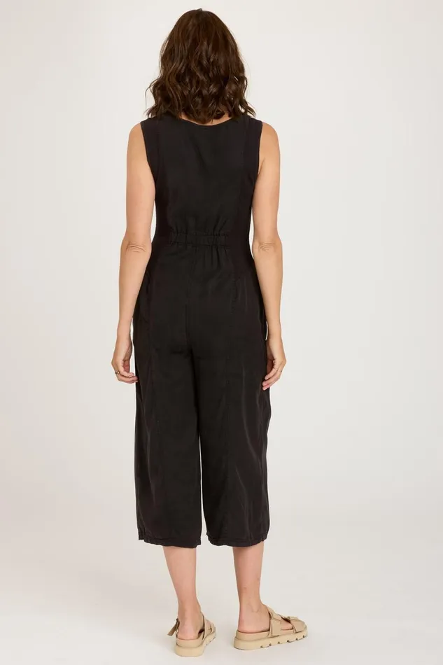 Clothing Jumpsuits XCVI Macgowan Crop Jumpsuit Black