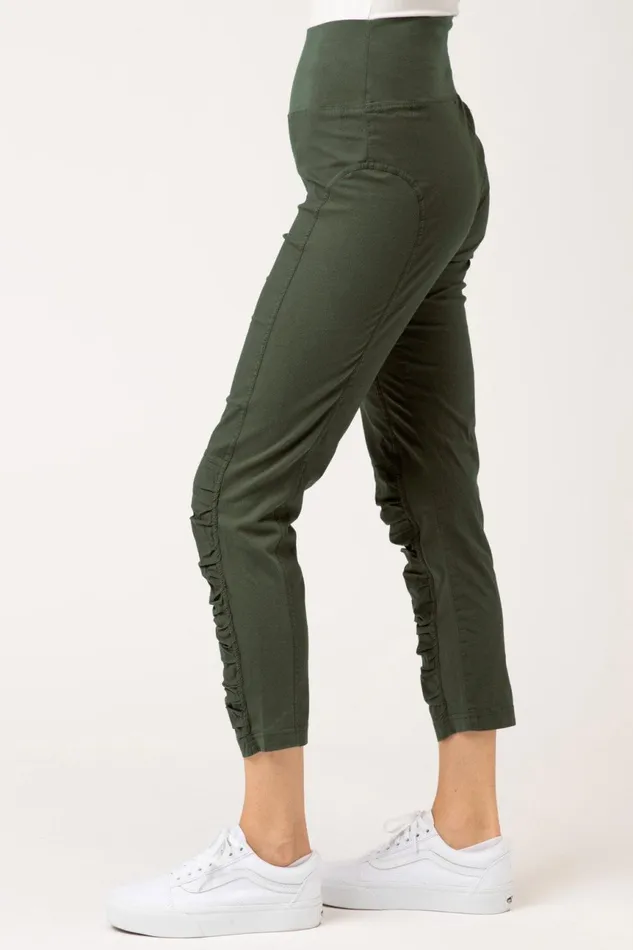 Clothing Leggings XCVI High Waist Jetter Olive