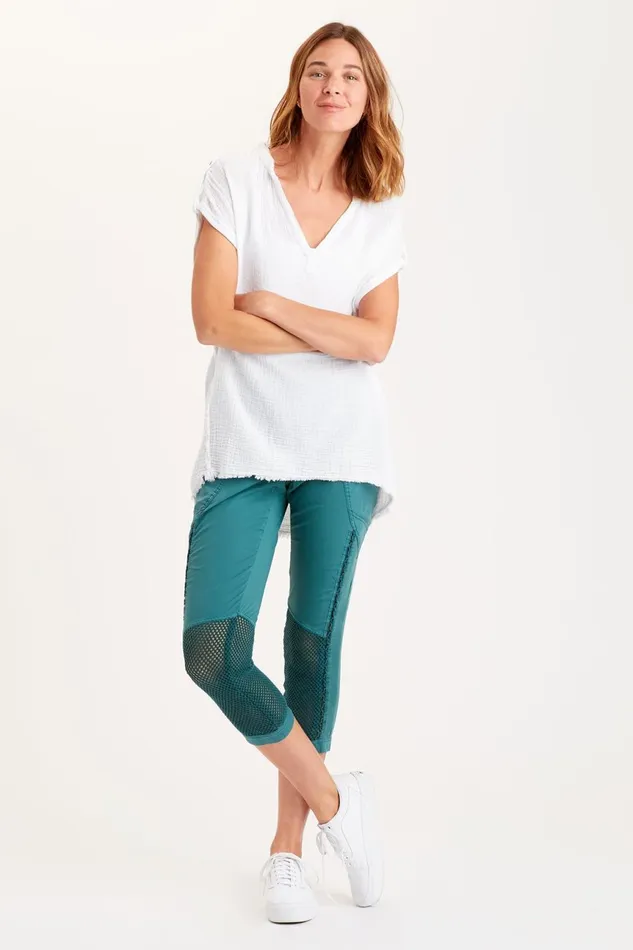 Clothing Leggings XCVI Oriane Legging Vintage Teal Pigment