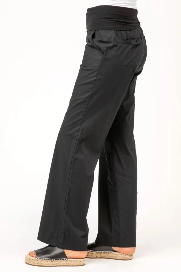 Clothing Pants XCVI 4Pocket Fold Over Pant Black