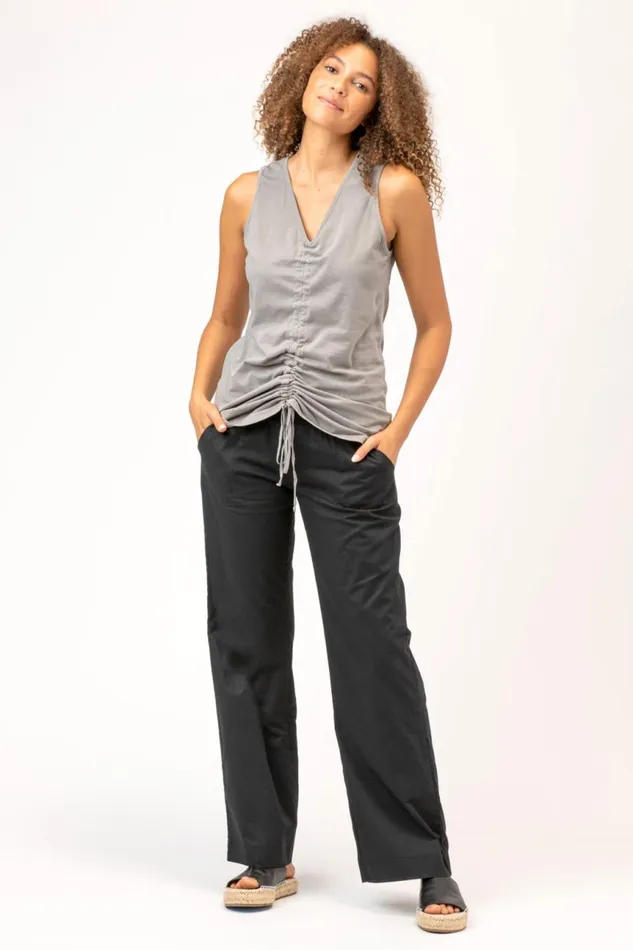 Clothing Pants XCVI 4Pocket Fold Over Pant Black