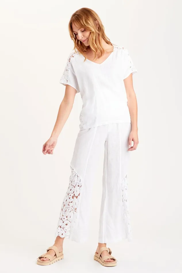 Clothing Pants XCVI Ottilie Pant White