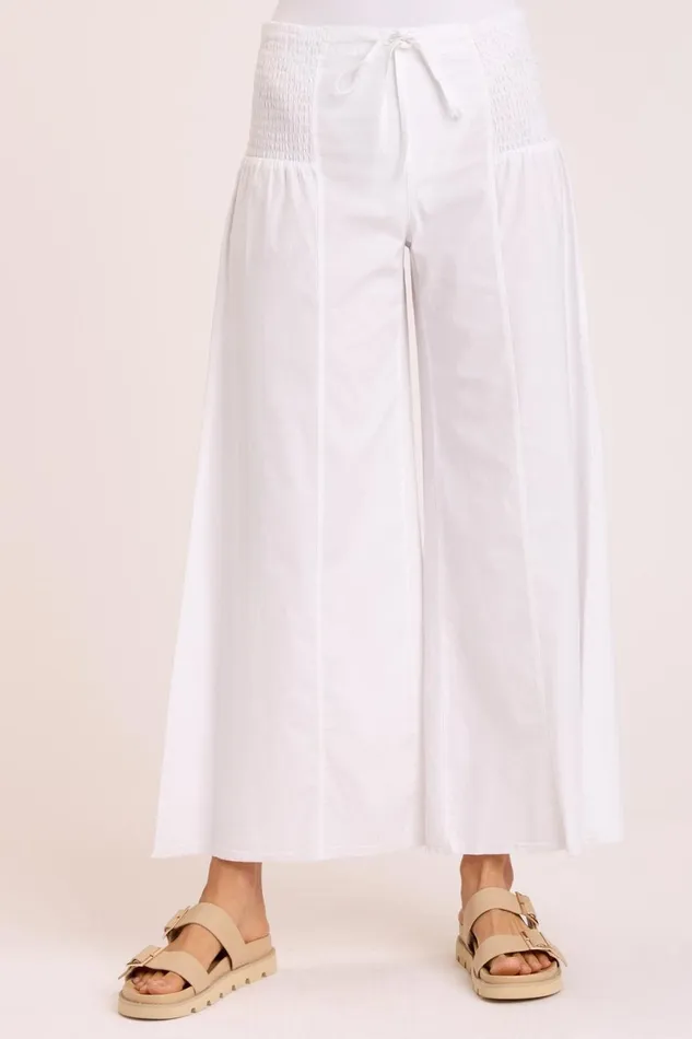 Clothing Pants XCVI Poplin Kaj Wide Leg White