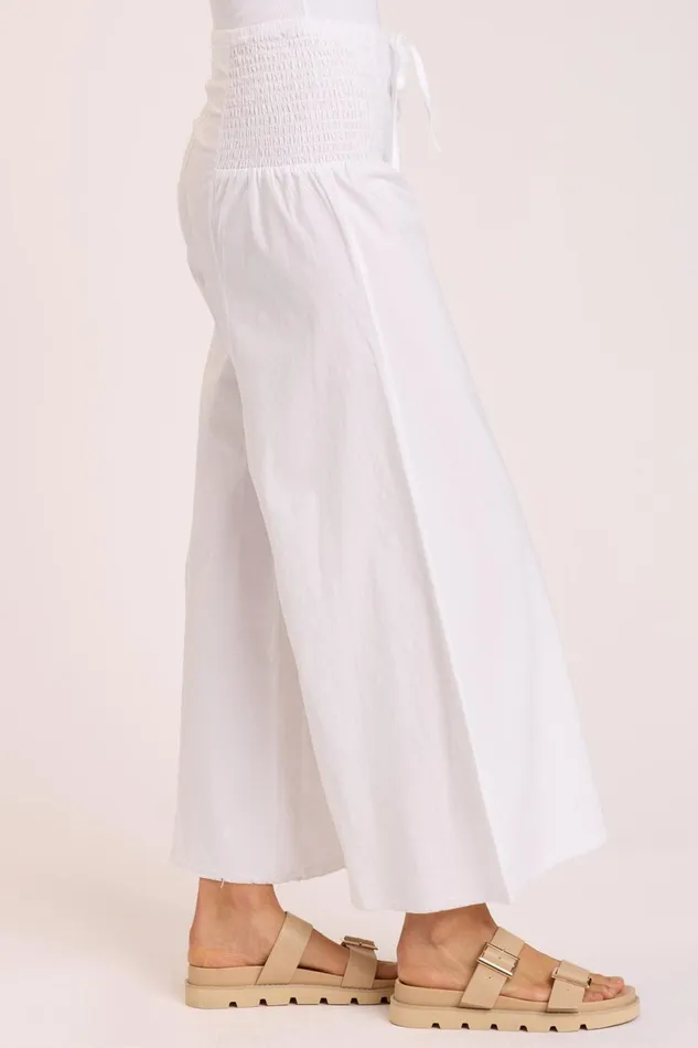 Clothing Pants XCVI Poplin Kaj Wide Leg White