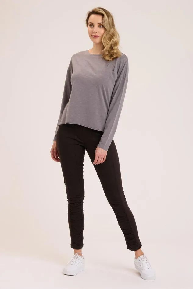 Clothing Pants XCVI Twill Alexa Legging Black