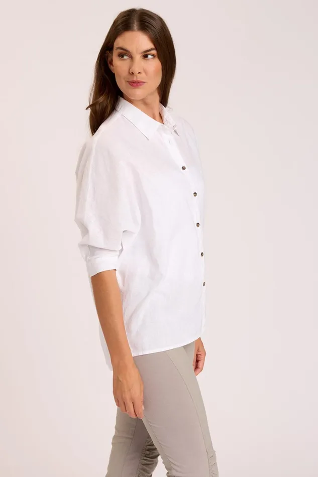 Clothing ShirtsBlouses XCVI Ava ButtonUp White