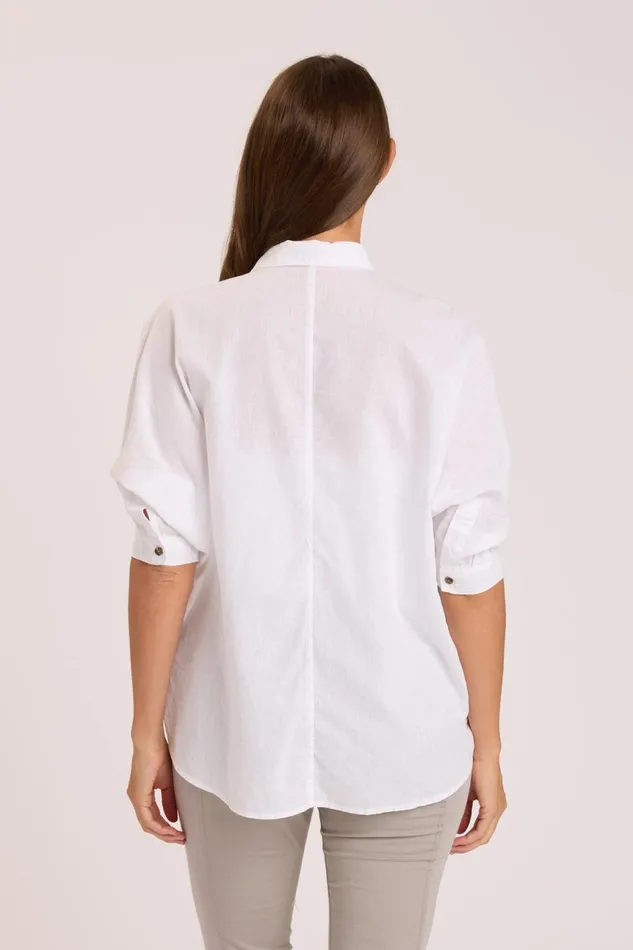 Clothing ShirtsBlouses XCVI Ava ButtonUp White
