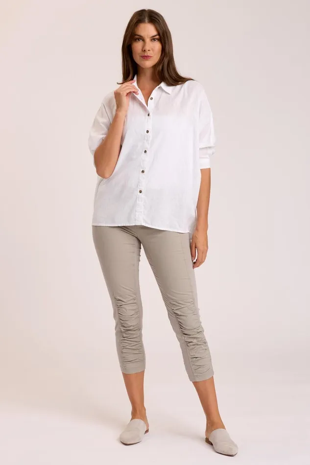 Clothing ShirtsBlouses XCVI Ava ButtonUp White