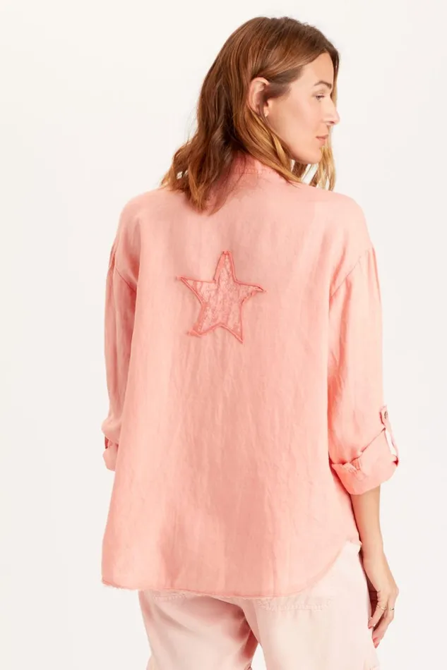 Clothing ShirtsBlouses XCVI Babin Star ButtonUp Tambourine Pigment