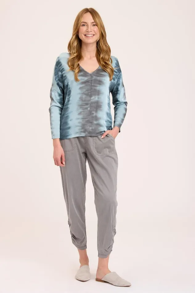 Clothing ShirtsBlouses XCVI Bauer VNeck Top Acropolis Wash
