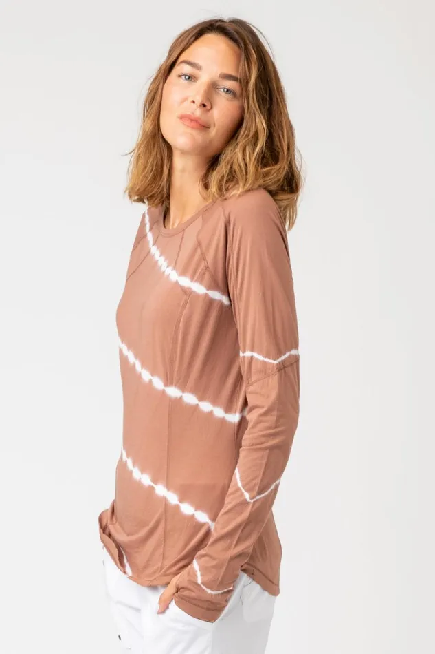 Clothing ShirtsBlouses XCVI Edan Long Sleeve Sequence Wash Ruddy