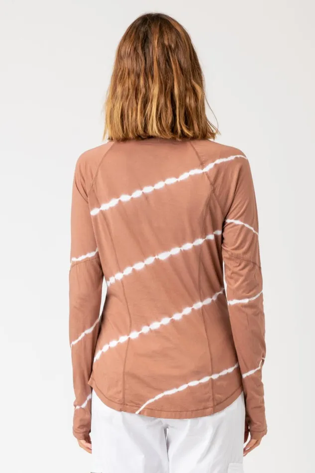 Clothing ShirtsBlouses XCVI Edan Long Sleeve Sequence Wash Ruddy