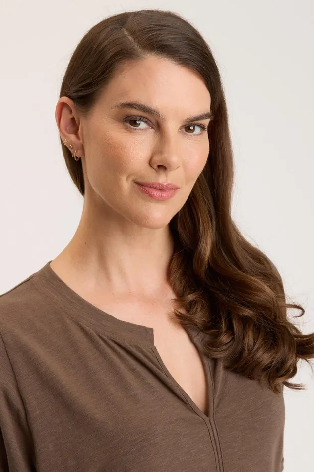 Clothing ShirtsBlouses XCVI Huron Top Deep Fern