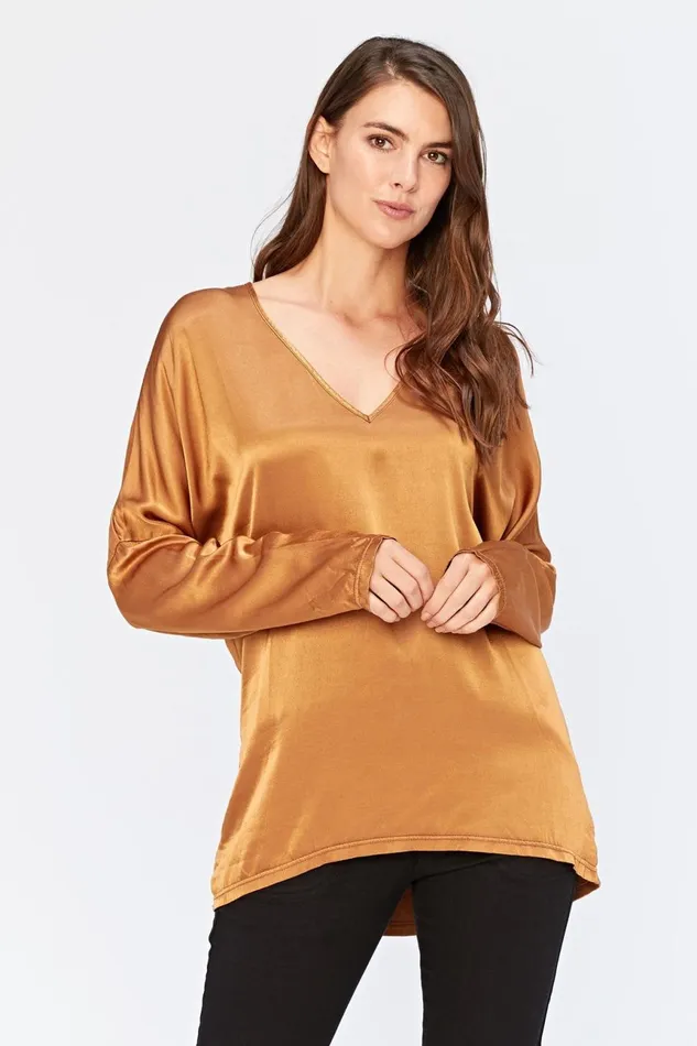 Clothing ShirtsBlouses XCVI Parris Top Wheaten Pigment