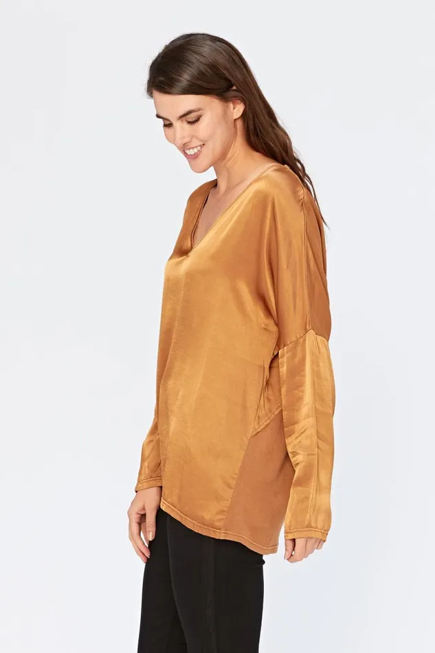Clothing ShirtsBlouses XCVI Parris Top Wheaten Pigment