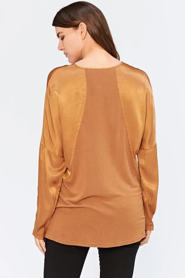 Clothing ShirtsBlouses XCVI Parris Top Wheaten Pigment