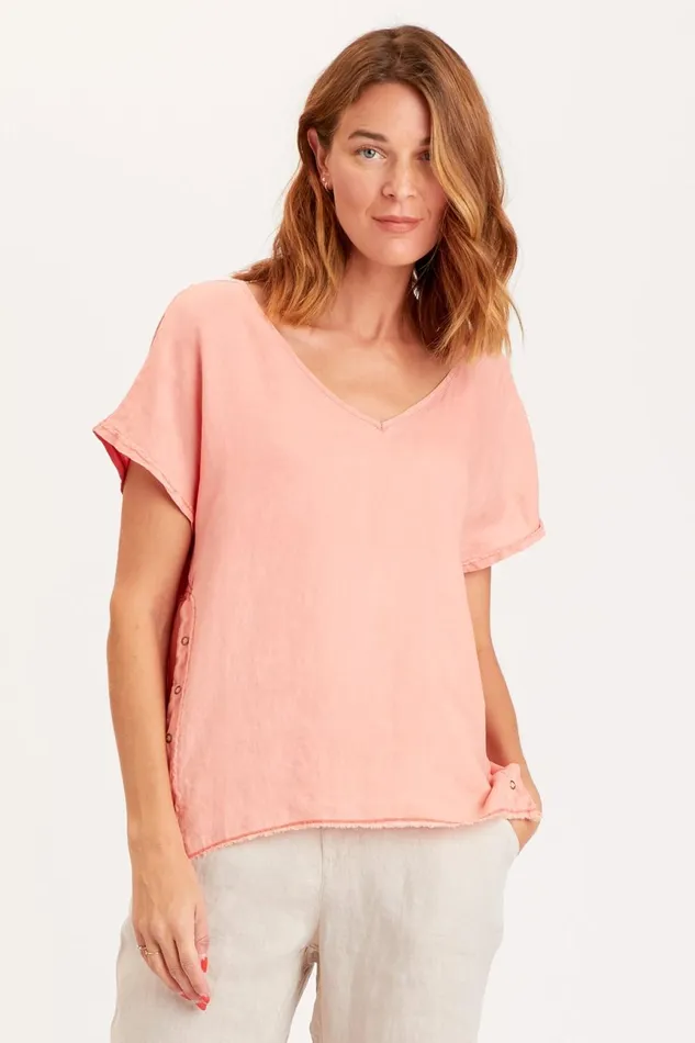 Clothing ShirtsBlouses XCVI Rian Top Tambourine Pigment