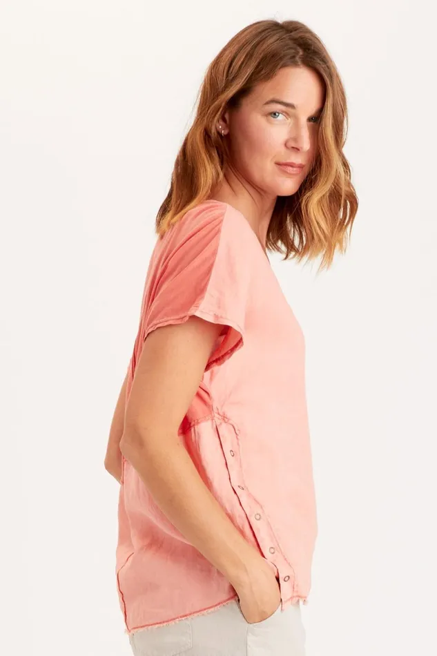 Clothing ShirtsBlouses XCVI Rian Top Tambourine Pigment